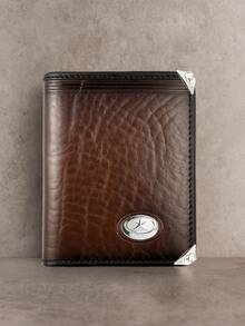 Porta Cartão Masculina Alto Padrão Mitty Elite; Porta Cartão Exclusivo; Mini Carteira Luxo - Marrom - Visão 1