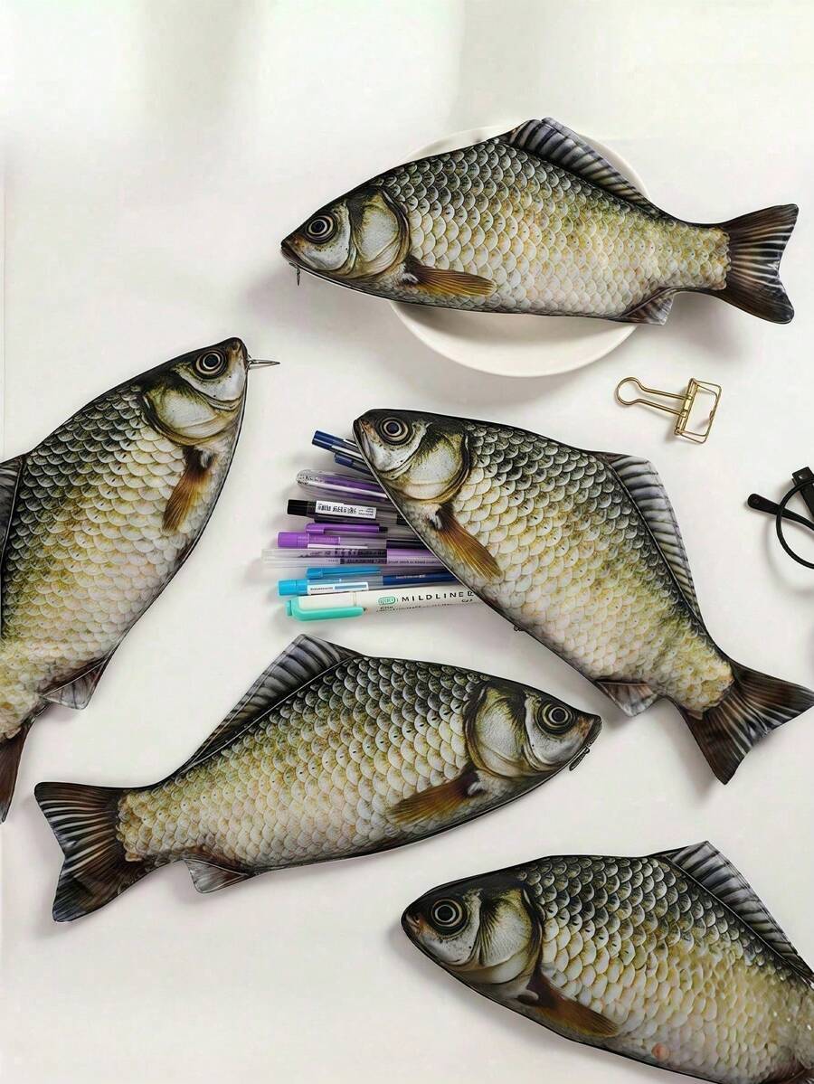 Jin Duo Le Simulated Fish Catnip Cat Toy - Yellow Carp | NTUC