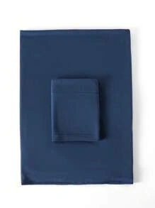 1 pièce Hijab de couleur unie avec ensemble de couvre-chef assorti pour femmes, style simple, mode et polyvalent, foulard de protection solaire avec doublure