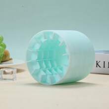2pcs/1pc Silicone Round Tube Ice Cube Tray, Squeeze Cup Ice Mold With Lid, Removable Cylinder Ice Cube Trays, Mini Ice Bucket, Suitable For Refrigerator, Outdoor Mini Fridge, Car Fridge, Household Fridge, Round Shaped Ice Maker, Mini Creative Ice Bucket, Crushed Ice Cylinder Ice Tray