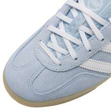 Adidas Originals Zapatillas casuales Adidas Gazelle Indoor W para mujer - Ligeras, cómodas, duraderas, casuales - Azul/Blanco/Amarillo Resina - Ver 8