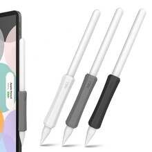 3 Packs Premium Silicone Ergonomic Comfort Grip Holder, Compatible With Apple Pencil Pro, USB-C, 2nd Generation, 1st Generation - Multicolor - View 7