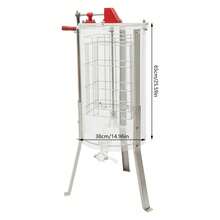 SanBouSi 2 Frame Honey Bee Extractor Beekeeping Equipment Transparent Honey Extractor - Clear - View 5