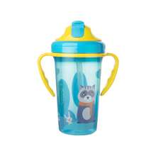 300ml/10oz Cartoon Spill-Proof Sippy Cup With Straw, For 6M+ Toddlers - Leak-Proof Transition Spout Cup, BPA & PPSU Free, 3.2oz (92g), Multi-Colors - Multicolor - View 9