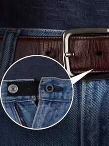 4 pezzi/2 pezzi Allungatore regolabile in vita elastico, fibbia allungabile per vita dei pantaloni, bottone regolabile della vita per donne incinte, molletta allungabile per vita dei pantaloni, jeans e pantaloni