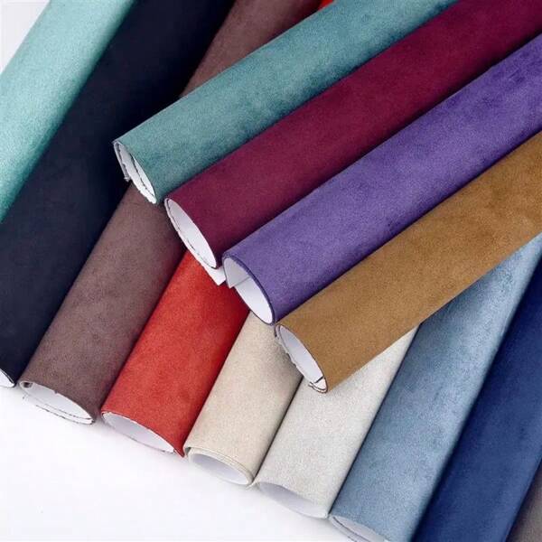 59inch PVC Faux Suede Leather – Self-Adhesive Synthetic Suede Fabric Wrap For Furniture, Sofa, Car Interior, Handbags, Shoes & Upholstery – Large Repair Patch For Crafts And DIY Projects