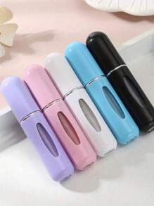 1/3 pièces Bouteille de parfum réutilisable en plastique de 5 ml avec vaporisateur, bouteille de parfum rechargeables, vaporisateur à fine brume portable, atomiseur de parfum rechargeables, flacon de voyage pour parfum, accessoires pour le fitness, le camping, les voyages, les croisières, les fournitures scolaires, parfums pour femmes et hommes