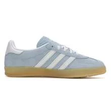 Adidas Originals Zapatillas casuales Adidas Gazelle Indoor W para mujer - Ligeras, cómodas, duraderas, casuales - Azul/Blanco/Amarillo Resina - Ver 2