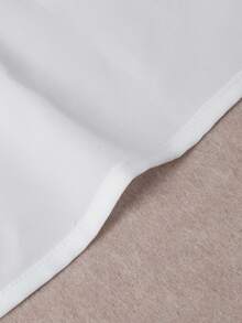 HOMEYEE Blusa de manga corta blanca de verano, elegante y profesional para mujer de talla grande - Blanco - Ver 6