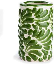 Cups - Fond blanc avec un coup de pinceau vert - Voir 6