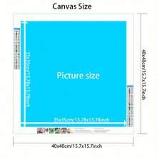 5D 成人钻石画套装 - 最后的晚餐大型 DIY 马赛克艺术，全圆形钻石，手工工艺礼物，家居装饰墙面艺术，让您轻松享受专注于钻石画的时光，无框架 - 彩色 - 查看 5