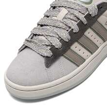 Adidas Originals Zapatillas campus unisex de los años 2000, zapatos planos casuales cómodos y ligeros, antideslizantes y duraderos - Gris pista/Gris sésamo claro Marrón/Gris plata Verde - Ver 7
