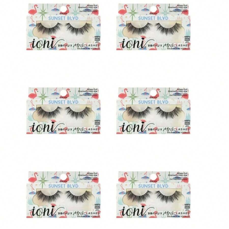 IONI Lash SUNSET BLVD Wispy Full Dramatic Foxy-Eye(Pack Of 6) - 1 - View 1