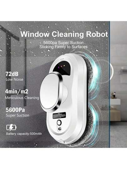 Robot aspirapolvere intelligente per la pulizia dei vetri, robot lavavetri elettrico, telecomando per la casa