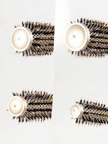 1 件装金色卷发梳 - 专业沙龙造型梳 - 含梳子清洁器 - 防静电耐热铝管造型梳 - 适合返校通勤、户外送礼、派对、返校、旅行度假必备、女士发饰、梳子、发刷、倒梳、造型梳、卷发梳、发刷 - 彩色 - 查看 9