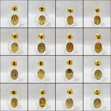 6-Piece Set Of Small Glass Holy Water Bottles, Relief Catholic Holy Water Bottles, Travel Holy Water Bottles, Suitable For Church Activities, Baptism, Family Weddings, Ideal Parties, Holiday Gifts.