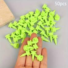 50Pcs Golf Tees Unbreakable Golf Plastic Tees Step Down For Men Women Kids Practice - Multicolor - View 7