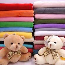 1 件柔软毛绒短绒面料，用于 DIY 连衣裙和裙子、缝纫、工艺品、家纺 - 彩色 - 查看 10