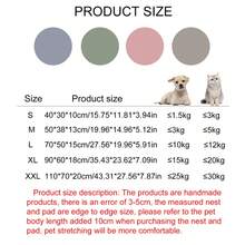 1 pezzo Cuccia ovale per cani, nido per animali domestici, universale per tutte le stagioni, tappetino antiscivolo per cani di media taglia/gatti, comoda in estate negli ambienti climatizzati, calda in inverno - Rosa - Visualizzare 7