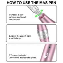 500mAh Electric Micro-Needle Beauty Pen L1 With 10 Replaceable Needle Heads - Pink - View 8