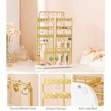 Jewelry Organizer Holder Metal: Office Womens Elegance Large Jewelry Tree With Neckl Earring Brlet Rack