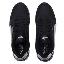 Puma ST Runner V3 NL 男女通用运动鞋，休闲低帮舒适缓震轻便复古运动鞋，384857-01 - 黑色-彪馬白 - 查看 4