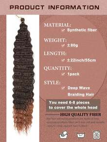 Deep Curly Hair Extensions Ocean Wave Crochet Hair Extensions Deep Wave Crochet Hair Extensions 1Pack 30Inch Synthetic Twist Ripple Curly Braiding Hair For Women