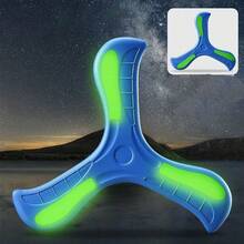 EVA Foam Throw Boomerang, Glow-In-The-Dark Outdoor Triangular Design - Multicolor - View 3