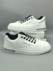 男士夏季2025新款百搭白色平底鞋一脚蹬休闲增高鞋健身鞋