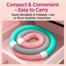 DEFIT 柔软弹簧腰部瘦身健身圈 - 可折叠健身环，燃烧腹部脂肪，温和塑形