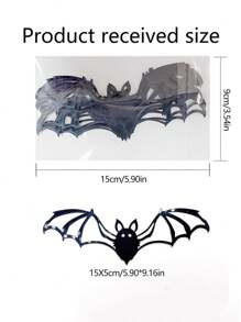36pcs Halloween Black Bat Decoration Wall Stickers, 3d Stereo Bat Graffiti Stickers, PVC Material, Waterproof And Oil-Proof Stickers, Home Decoration Stickers, Halloween Atmosphere Decoration Supplies, Halloween Party Background Decoration Stickers, Suitable For Christmas And Halloween Carnival Parties