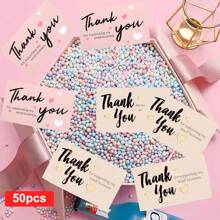 50/100 piezas Surtido de tarjetas de agradecimiento, tarjetas de decoración para envolver regalos, tarjetas del Día del Maestro, tarjetas de invitación, tarjetas de felicitación, útiles escolares, de vuelta a la escuela