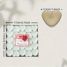 100pcs Simple & Compact Candles, Suitable For Daily, Leisure, Party & Gathering, White, Pink, Red, 2hrs, 3hrs, 4hrs Burning Time, Wedding & Dinner Table Decor Romantic Candles