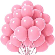 105pcs Pink & White Balloon Arch Kit, Pink & Gold Balloon Garland Arch Decor, Pink White Gold Confetti Balloons For Boy Girl Baby Shower Gender Reveal Wedding Birthday Party Room Bridal Shower Decorations - Baby Pink - View 8