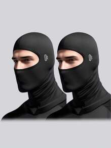 3 pièces/2 pièces/1 pièce Cagoule, Tour de cou rafraîchissant pour l'été, foulard de moto/ski de protection UV pour homme/femme, protection UV et protection contre le vent Tour de cou rafraîchissant pour l'été, foulard de moto/ski de protection UV pour homme/femme