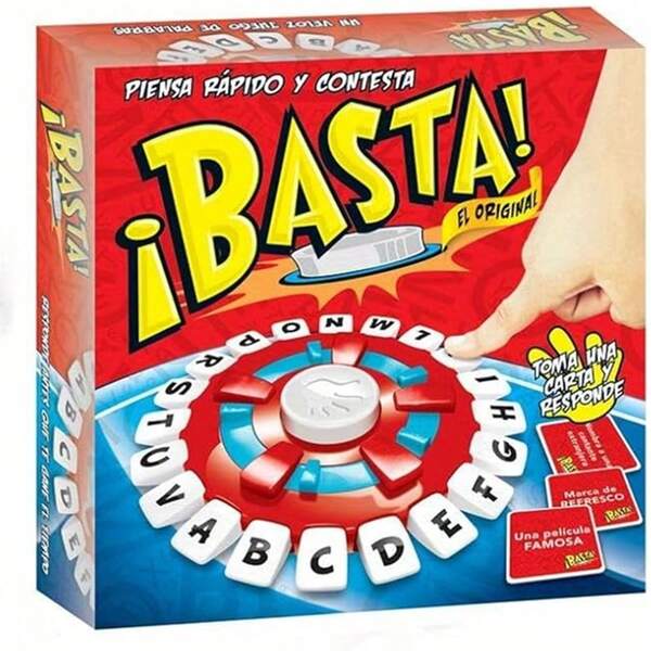 CasaBella 1 juego de juegos de mesa BASTA Españoles, set de juegos navideños, juegos de fiesta perfectos, regalos de navidad