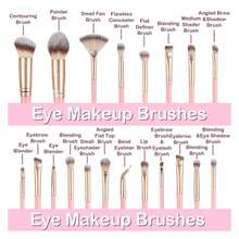 Makeup Brush Set, 48Pcs Makeup BrushesProfessionalfor Beginner, Premium Synthetic Foundation Concealers Powder EyeMake Up Brushes With Makeup Sponge, Pink - Hồng - Xem 2