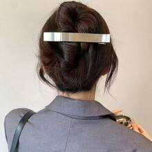 1 件/2 件大号合金鸭夹发饰，时尚日常佩戴，扁平爪夹，爪夹，鸭嘴夹，发夹，发夹，发夹 - 彩色 - 查看 7