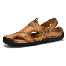 2-in-1 Herren Sommer Sandalen, Outdoor Lässig rutschfeste weiche Sohle Strandpantoffeln