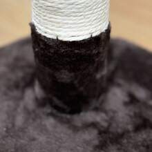 Stâlp de zgâriat pentru pisici, cadru de cățărat din sisal pentru pisici, placă verticală de zgâriat pentru pisici, stâlp de zgâriat pentru gheare, jucării pentru pisici adulte, cadru vertical de cățărat pentru pisici, placă de zgâriat pentru pisici, provizii pentru animale de companie, jucărie mică de auto-divertisment pentru pisici - Maro - Vizualizare 7