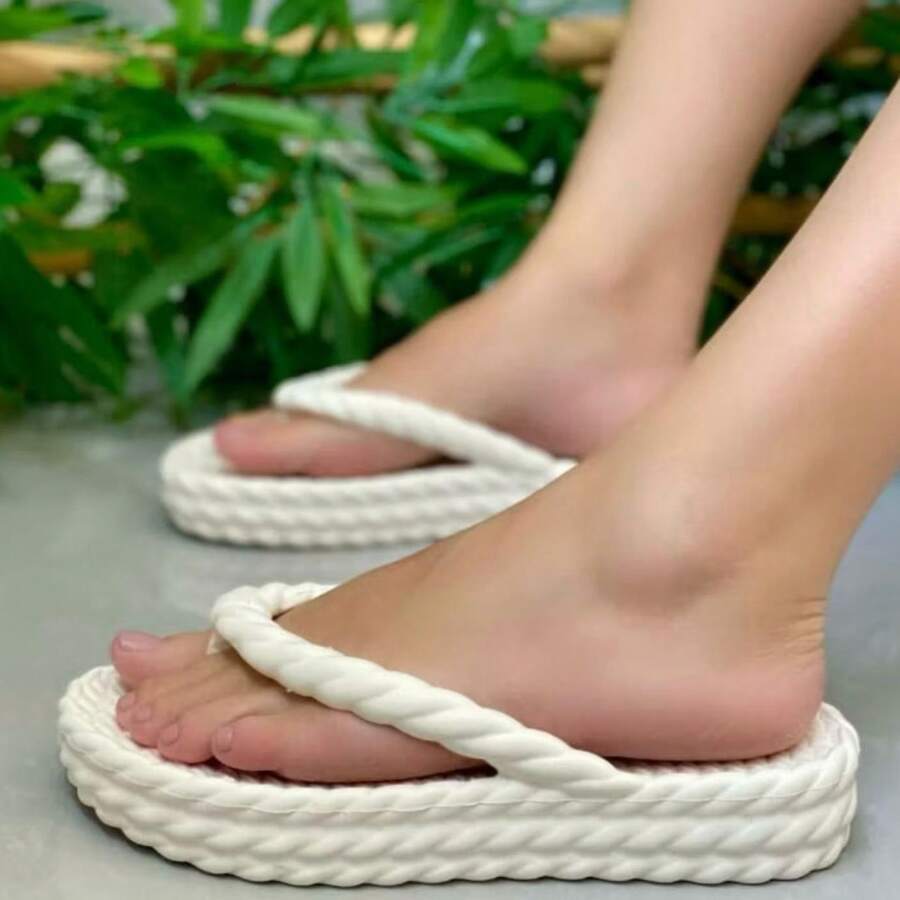 Chinelo Feminino  3 Tranças Plataforma Nuvem Ortopédico Macio Confortável Leve