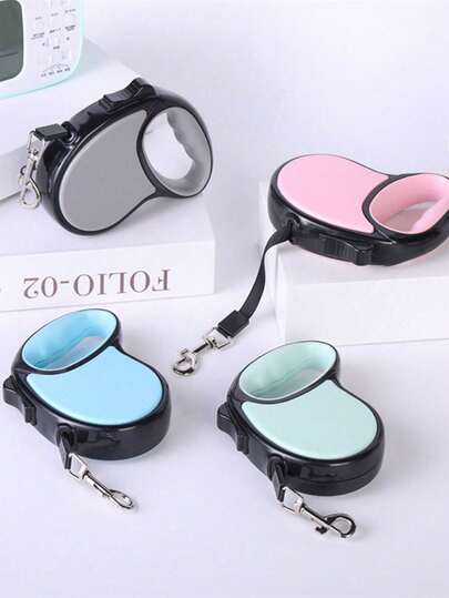 1 件 3 米/5 米马卡龙色哑光宠物伸缩狗绳