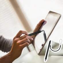 2 In 1 Touch Stylus Pen For Touchscreen Devices, 2pcs Tablet Pens Compatible With IPad, Android//Smartphones/ Touchscreens