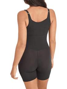 Womens Body Shaper, Wear-Your-Own-Bra Firm Control Shapewear, Open-Bust Shaper - 黑色 - 查看 3