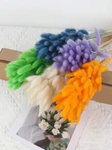 240pcs Reed Bouquet, Bunny Tail Pampas Grass Dried Flowers, Boho Flowers Dried Babys Breath Wedding Decor Dry Flowers- Festive Decorations For Easter, New Year, Valentine's Day- Perfect For Wedding, Party, And Table Decor - Home And Kitchen Decor - Dried Flowers And Artificial Flowers Decor