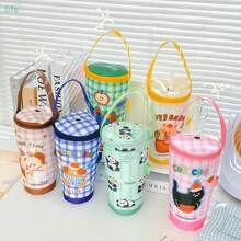 Borsa termica portatile per tè al latte, borsa porta tazze isotermica, accessori per tazze