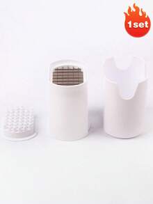 1 薯条切割器，天然切割，快速切片器，蔬菜和土豆工具，食品蔬菜切割器，蔬菜切碎器 - 彩色 - 查看 12