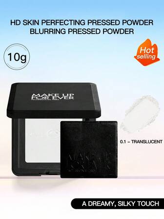  MAKE UP FOR EVER HD SKIN PERFECTING PRESSED POWDER 0.2 LAVENDER/0.1 TRANSLUCENT 10g