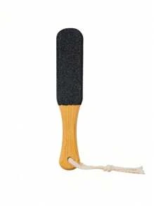 5/4/3/2/1pc Professional Multifunctional Double-Sided Foot File & Callus Remover, Beech Wood + Stainless Steel Pedicure Scrubber Tool For Dead Skin Removal & Smooth Heels - Unisex Spa Kit For Men & Women(3/2/1pc,More Colors)