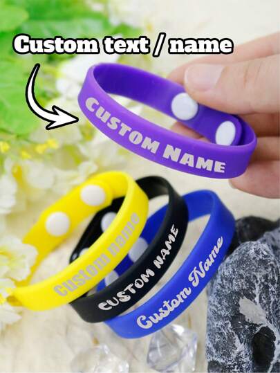 Anpassat silikonarmband med namn, Personliga silikonarmband, Anpassade inspirerande armband för kvinnor, Anpassningsbara motivationspresenter, Studentpresenter från lärare, Lärararmband, Presenter till återförening, Lämplig för fester, Födelsedagspresenter, Alla hjärtans dag, Bröllop, Företagsevenemang, Män, Kvinnor, Klasskamrater